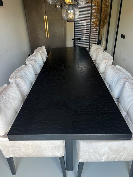 Image 1 of Puuur Interiors tafel eiken zwart