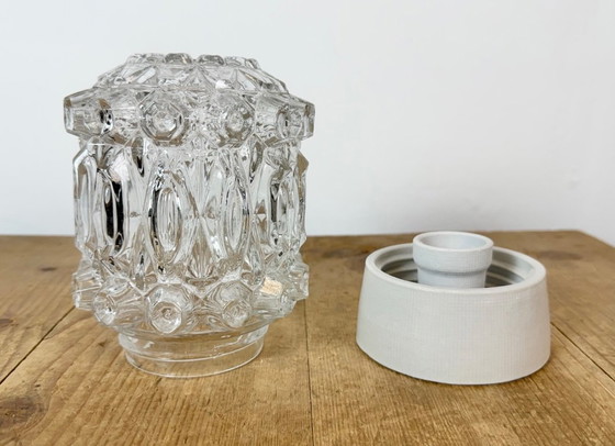 Vintage witte porseleinen plafondlamp, jaren 70 – Plafondlampen, Porcelain (photo 6 of 12)