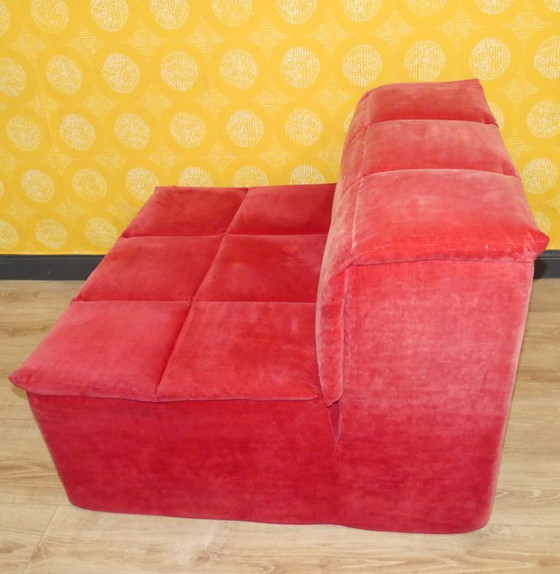 Image 1 of Modular sofa, 3 elements, corner armchair, foam, Lübke model Q-System, 1990s