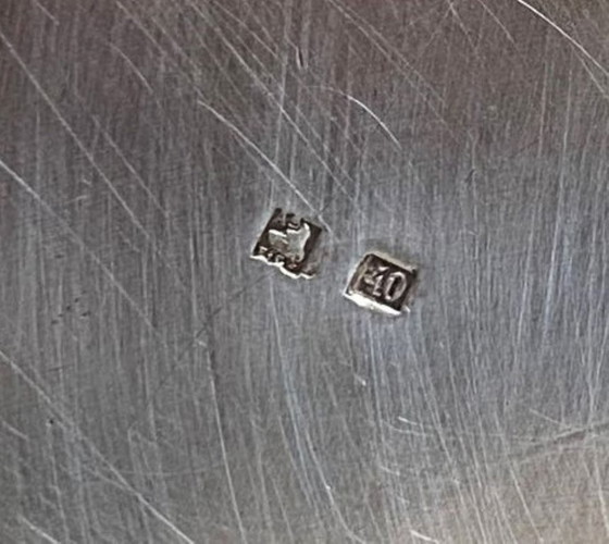 Image 1 of Tea & Coffee Service Pieces Silverware Silver Plated Metal Art Deco Hallmarked A.S.