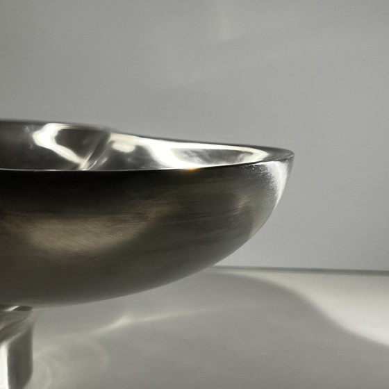 Tripartite Dish in Stainless Steel by Karim Rashid for Georg Jensen, Denmark, 1970s – Crockery, Metal, Design (photo 4 of 13)