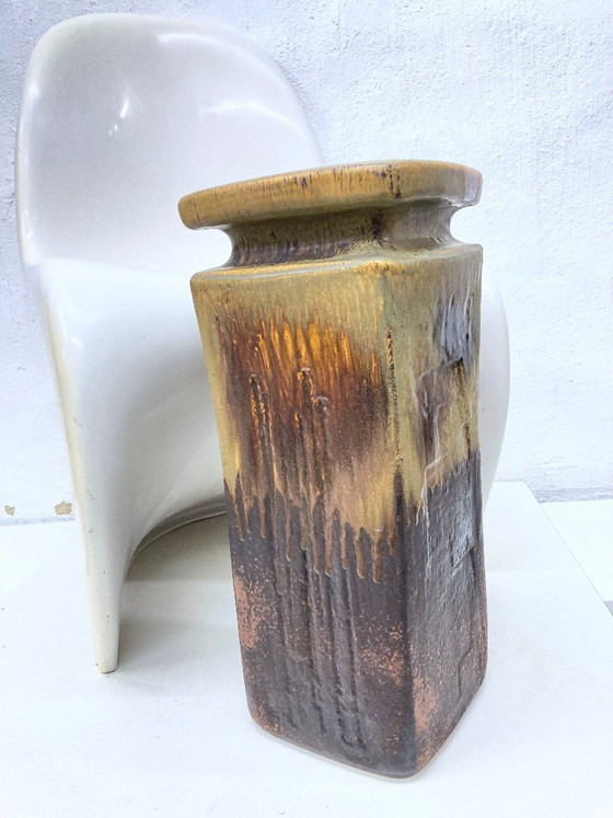 Image 1 of Large vase, studio ceramic by Steuler, design by Heiner Balzar, 50 cm high, 1960s/70s