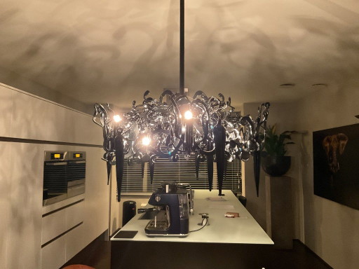 Brand en Van Egmond lamp Flower Power zwart 80 cm – Brand van Egmond, kroonluchters, Glass, Metal (photo 2 of 5)