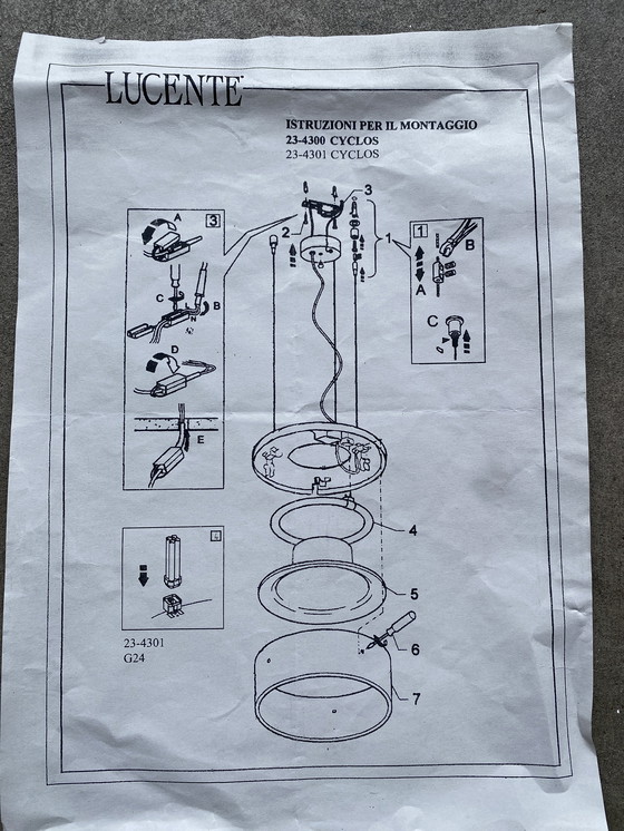 Image 1 of Cyclos lamp by Lucente