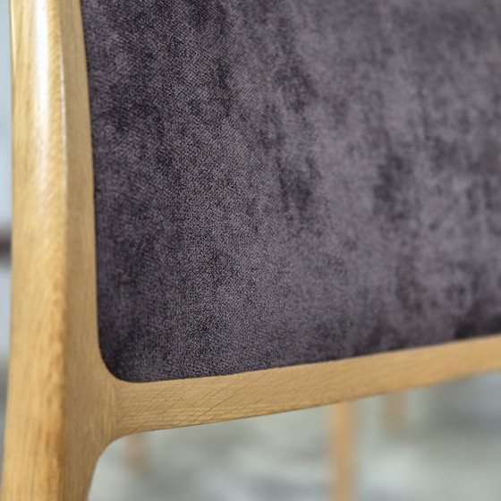 Image 1 of Excellent état ! 4x Niels Møller modèle 80 chaise de salle à manger vintage en chêne, danois