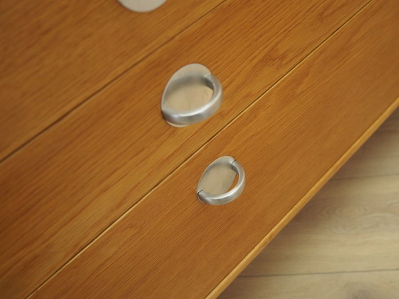 Commode danoise plaquée avec plateau coulissant, années 70 – Bois (photo 14 of 18)