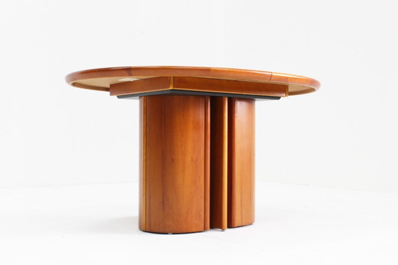 Image 1 of Vintage Skovby Danish extendable oval dining table