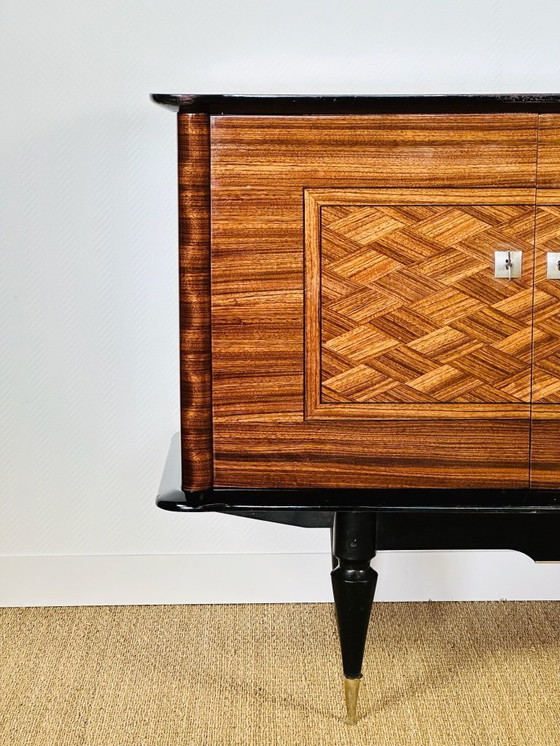 Image 1 of Art Deco dressoir van Macassar ebbenhout, Frankrijk, jaren 1940