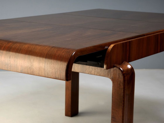 Image 1 of Vintage uitschuifbare eettafel, jaren 30