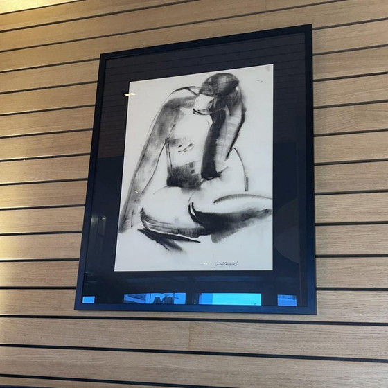Georges de Vlamynck, Donna Nuda Astratta B, Tecnica Mista su Carta – Dipinti e disegni, Paper, Art Deco (photo 10 of 15)