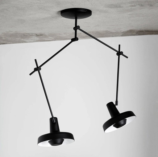 Arigato Plafonnier Double Noir