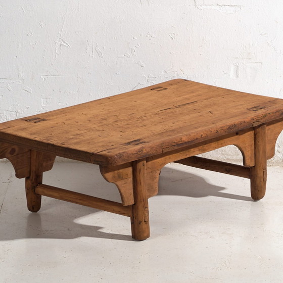 Tavolino basso antico in legno di pino – Cina, circa 1930 – Tavolini da caffè (photo 4 of 40)