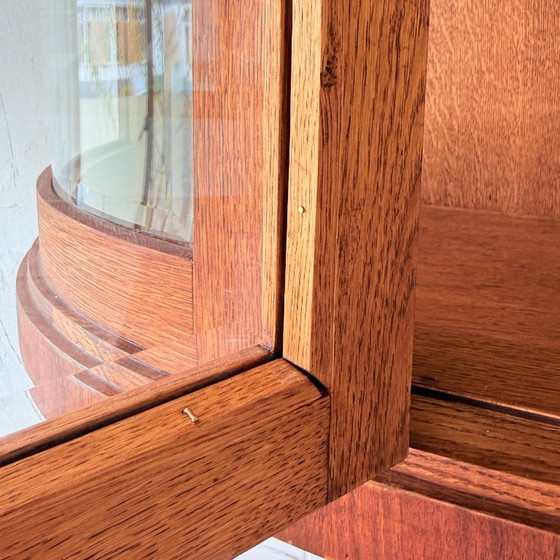 Image 1 of Elegant hanging display cabinet in Art Deco style