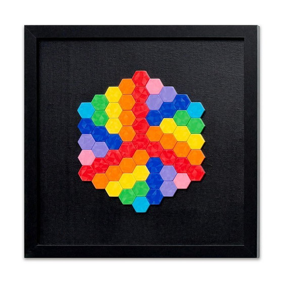 Image 1 of Fragmentos de caleidoscopio (Juego de 3 - Decoración de pared)