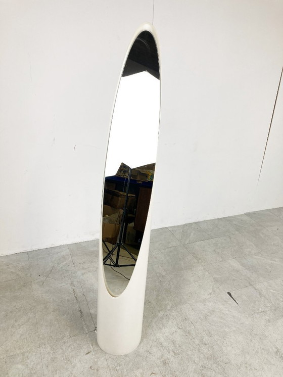 Image 1 of Unghia mirror by Rodolfo Bonetto, Italy 1970s 