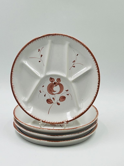 Lot de 4 Assiettes Saint-Amand Modèle Anna – servies, Ceramic (photo 2 of 8)
