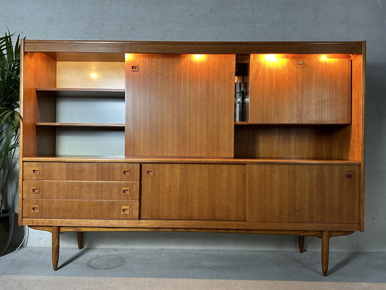 Image 1 of Mid-Century Modern Highboard - Teak
