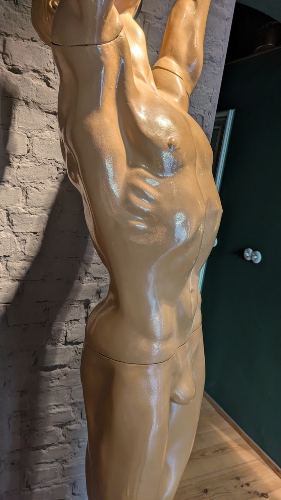 Image 1 of KaDeWe Olympiade München 1972 Schaufenster Figur turner Mannequin