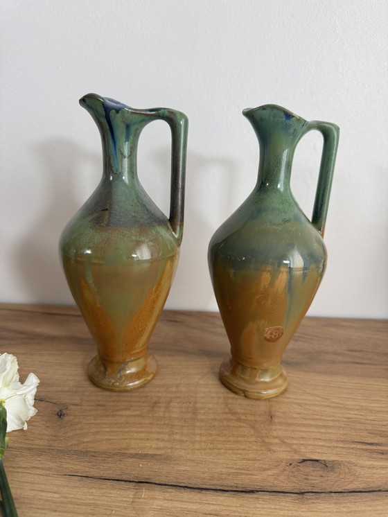 Image 1 of Set van twee vintage kannen