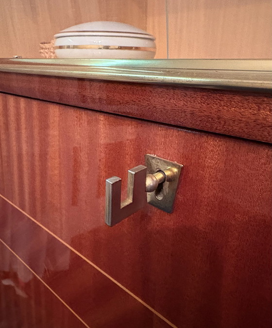 Image 1 of Vintage secretair bureau, jaren 50/60, in reconstructiestijl.