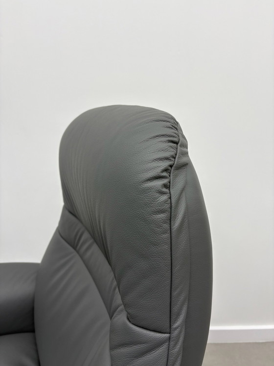 Stressless Sunrise Cross Poltrona + Poggiapiedi Grigio Come nuovo! – Poltrone relax, Pelle, Metallo (photo 9 of 15)
