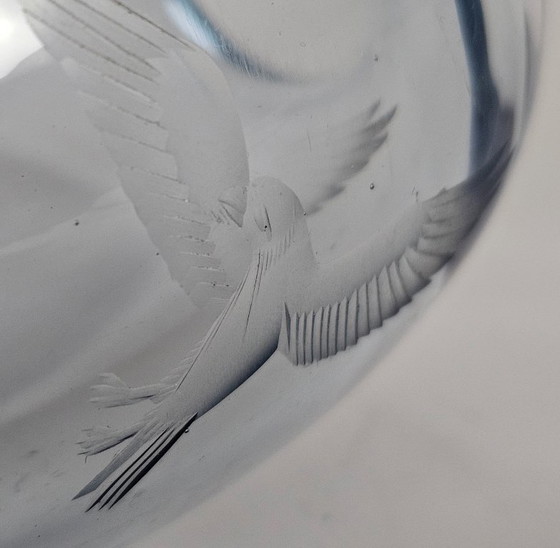 Image 1 of Orrefors - design Hald Lindstrand - 'Petite Bird Paradise' - Sweden - 60s