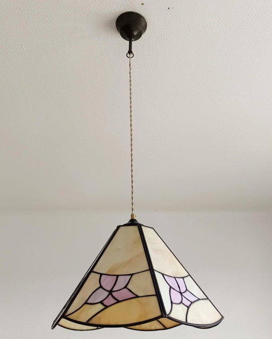 Image 1 of Lampadario art déco stile Tiffany 1940