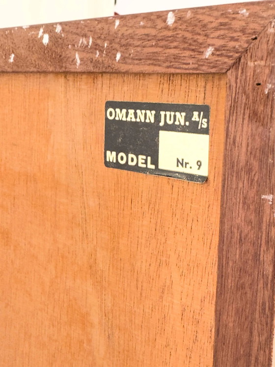 Libreria vintage in teak con scrivania di Omann Jun, anni '60 – Librerie, Scandinavian (photo 20 of 31)