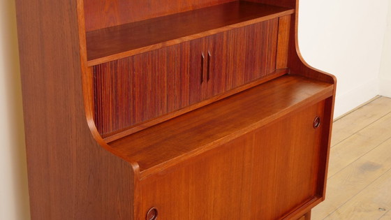 Image 1 of Vintage boekenkast | Secretaire | Teak | Johannes Sorth