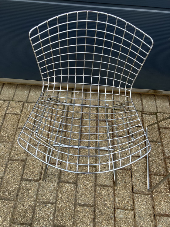 Image 1 of 4x original Knoll Bertoia Side Chairs Chrom im Top Zustand!