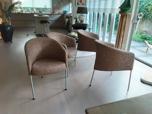4x castelin dining chair