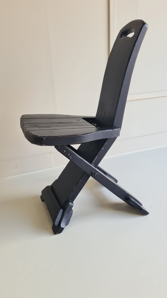 Image 1 of 6 x Unieke Brutalist Eetkamerstoelen – Spaans Design uit de Jaren '60