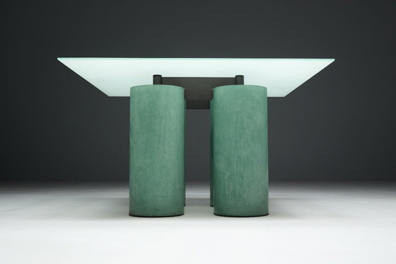 Image 1 of Serenissimo Esstisch von Lella & Massimo Vignelli für Acerbis, Italien, 1970er Jahre