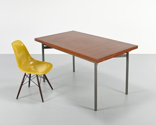 Vintage teak dining table. France, 1960s