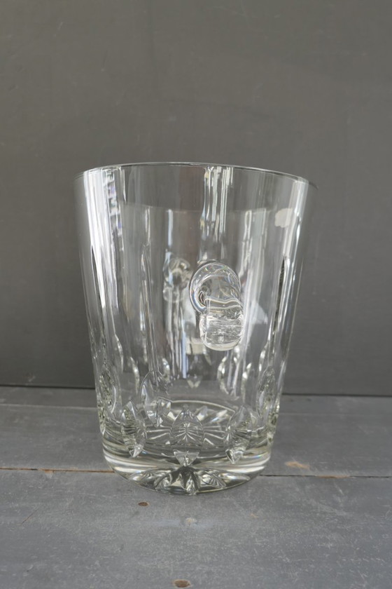 Image 1 of Seau à champagne vintage Baccarat de Lorraine