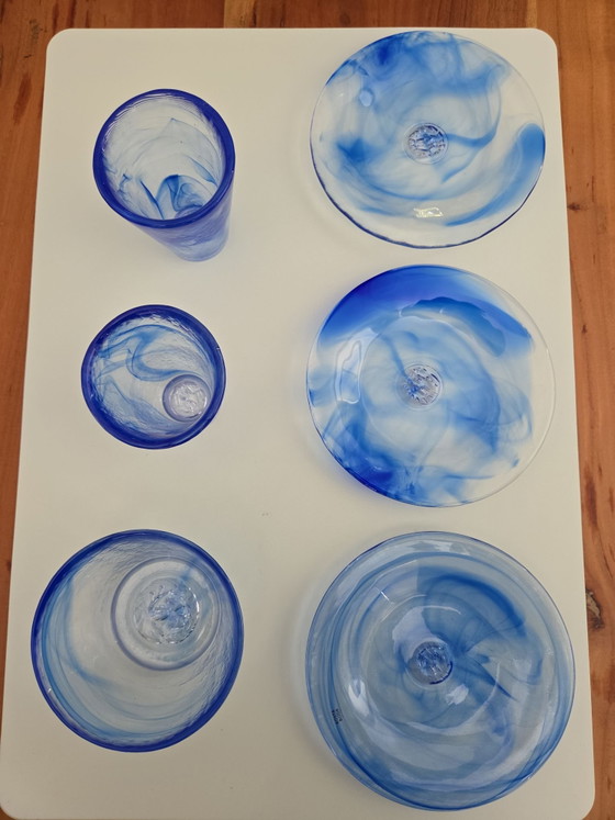 Kosta Boda verres, assiettes et bol – Sculptures en verre (photo 2 of 11)