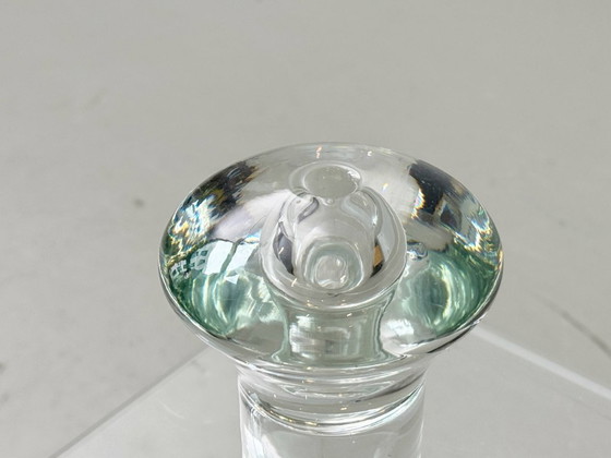 Image 1 of Bougeoir sculptural en cristal avec inclusions organiques, années 1970
