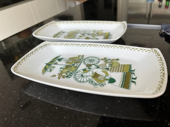 Beautiful 129-piece Figgjo Flint "Market" Crockery, Turi Design, Porcelain, Multi Color (photo 16 of 22)