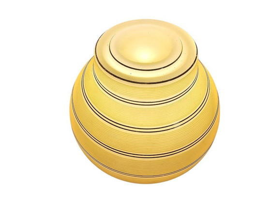 Image 1 of Dutch design - Philips Holland - Brune glas - plafonniere - 50's