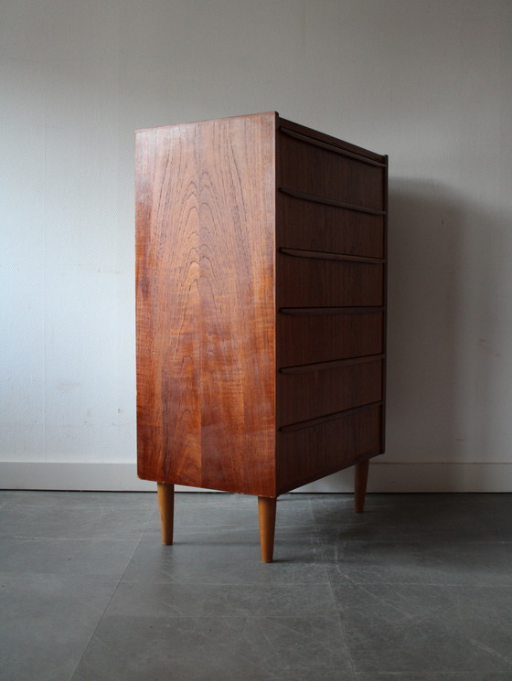 Image 1 of Commode vintage danoise en teck, étroite !