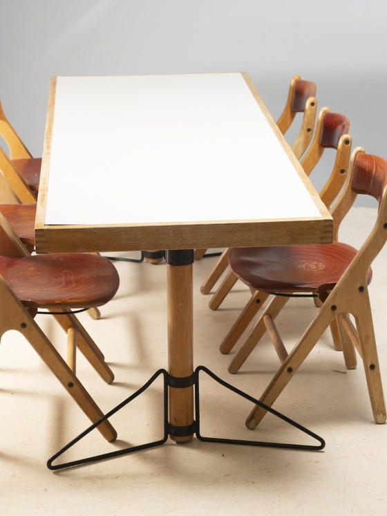 Image 1 of Conference Table with Chairs, Marc Held, 1970s
