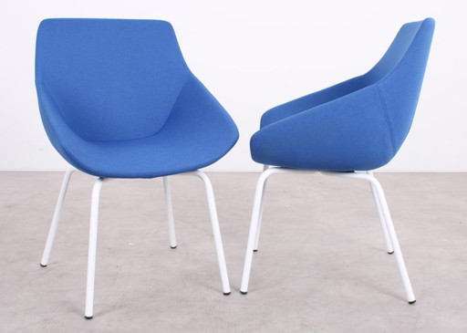 4x DeBerenn Jay 1 Stuhl blau