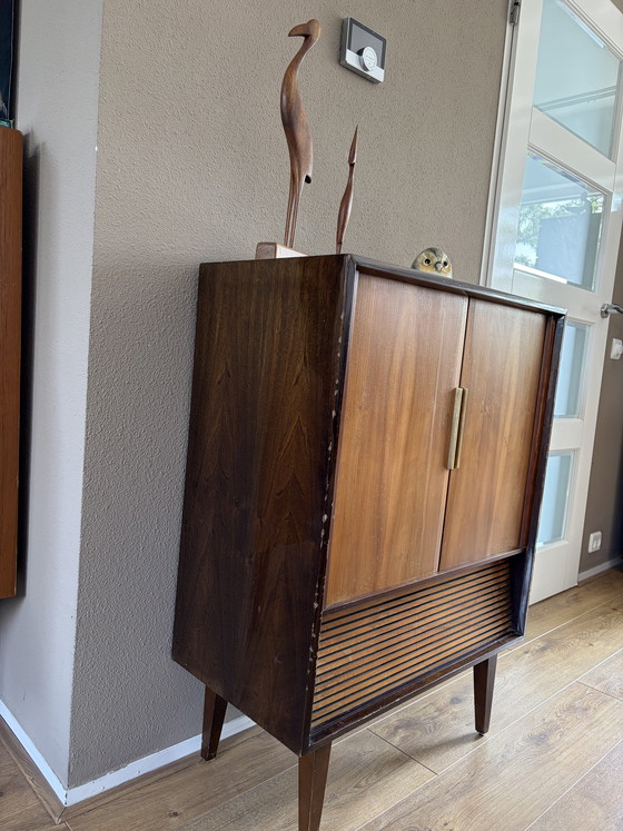 Image 1 of Vintage Philips TV Cabinet Lowboard Cabinet from the 60s