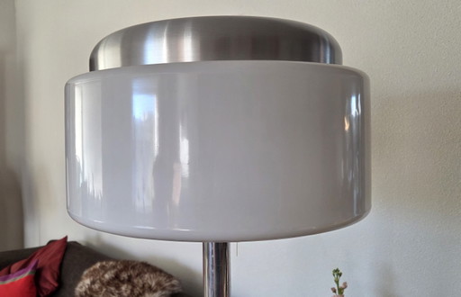 Lampada da terra vintage in alluminio degli anni '70 – vloerlampen, Plastic, Aluminium (photo 2 of 4)