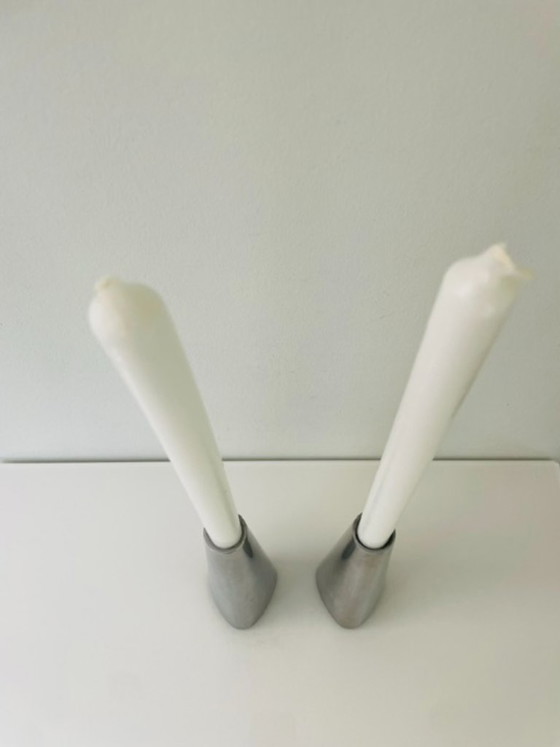 Image 1 of IKEA RENOS kandelaars Ehlén Johansson vintage design set