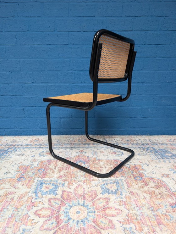 4x Vintage black Cesca chairs – Dining chairs, Metal, Rattan (photo 6 of 21)