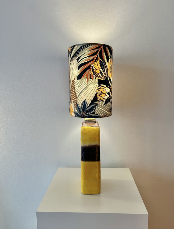 Image 1 of Space-saving sideboard lamp upcycled from a vintage vase
