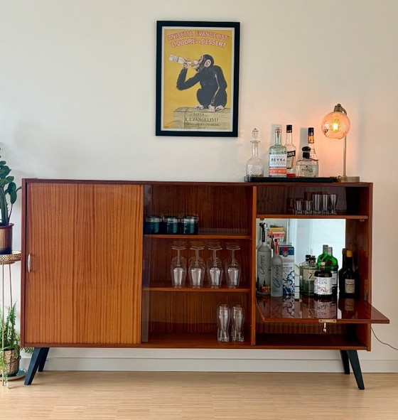 Image 1 of Barkast in mid-century modern stijl uit de jaren 60 - Nederlands