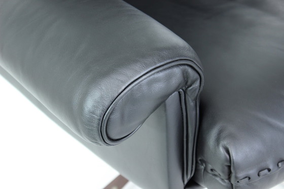 Image 1 of as new ! de Sede DS-31 1st Series Lounge Chair Fauteuil, cuir et aluminium Base rocking Mechanism, fully restored ! LP 7005,- € 