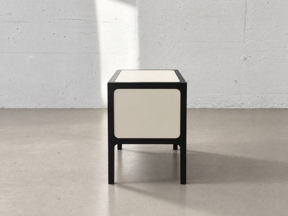 Vintage Side Table by Victoria Baar, 1970s – Nightstands, Wood, Metal (photo 7 of 12)